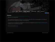 Tablet Screenshot of martingioani.com